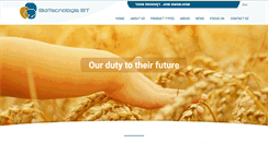 Desktop Screenshot of biotecnologiebt.com